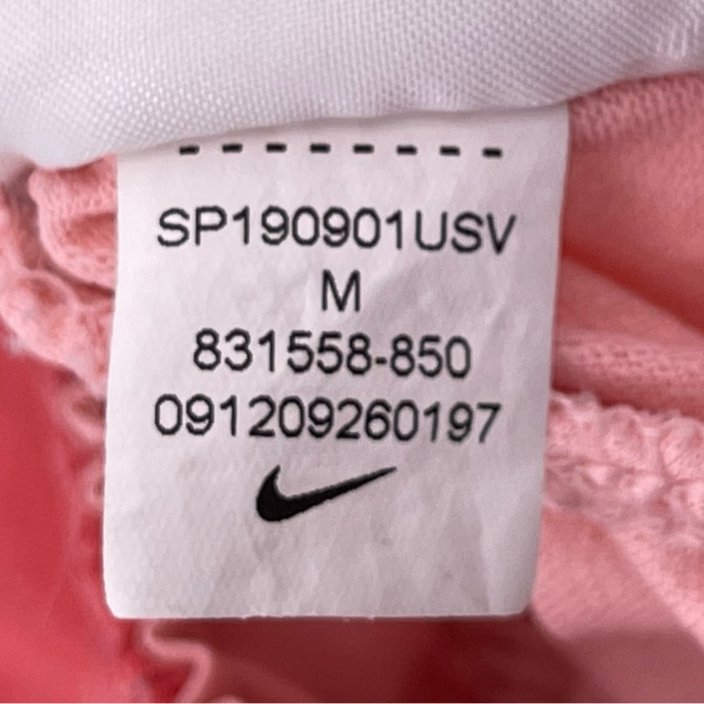 Nike Womens Dri-Fit “Tempo” Lined Draw String Running Shorts in Pink & Peach Med - Picture 7 of 7